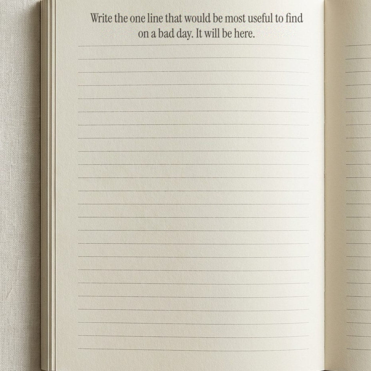 ADHD Journal and Thought Tracker — prompt page