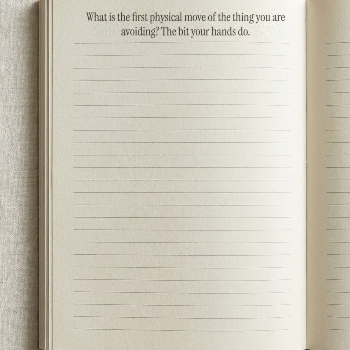ADHD Journal and Thought Tracker — second prompt page