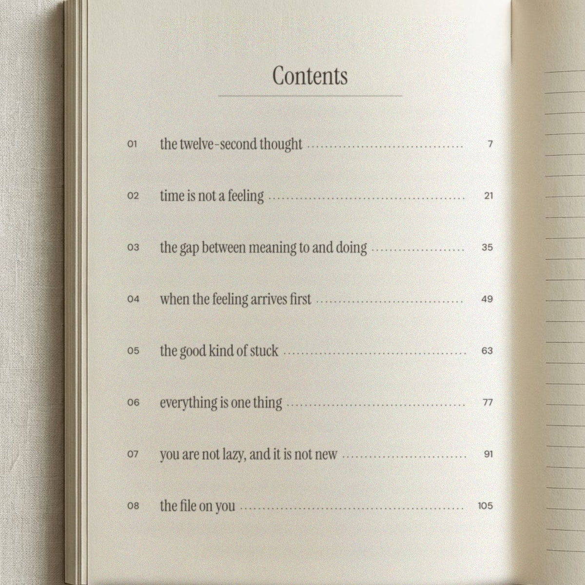 What Actually Works for Me — contents page