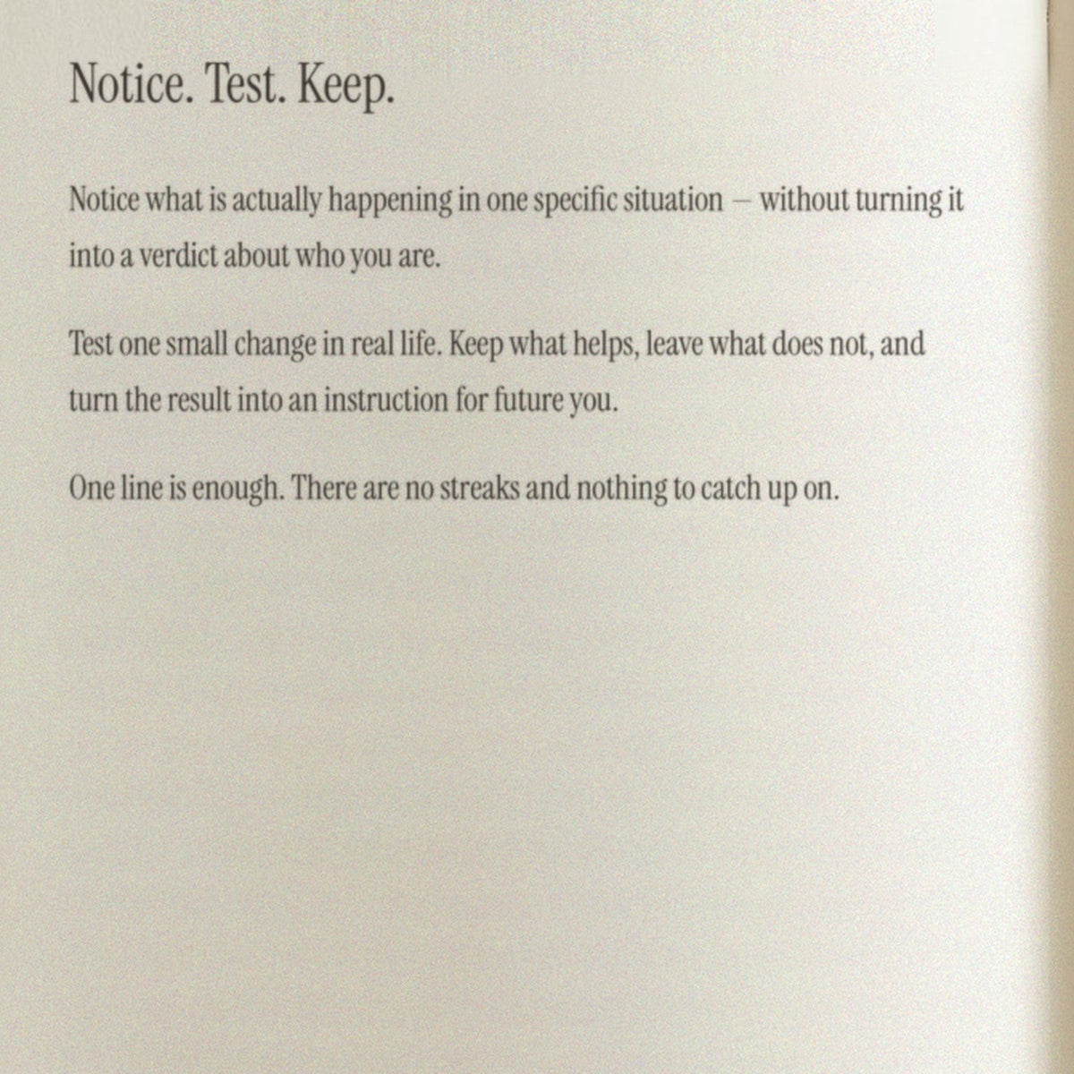 What Actually Works for Me — how to use this journal